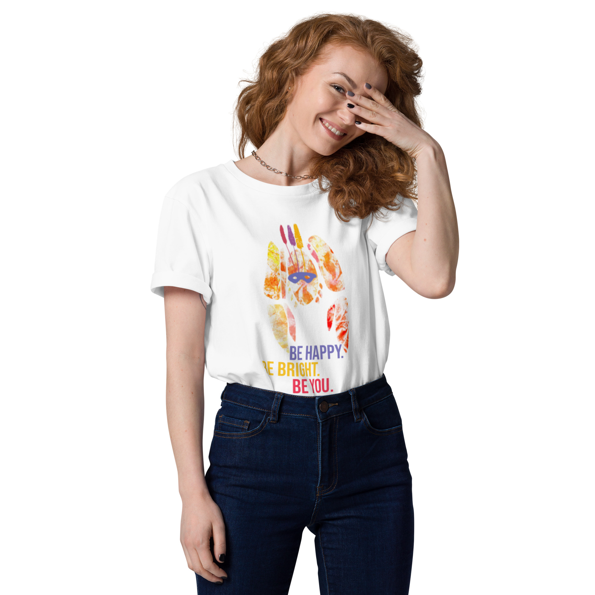 Happy Crabs Band (Tribal) Unisex organic cotton t-shirt