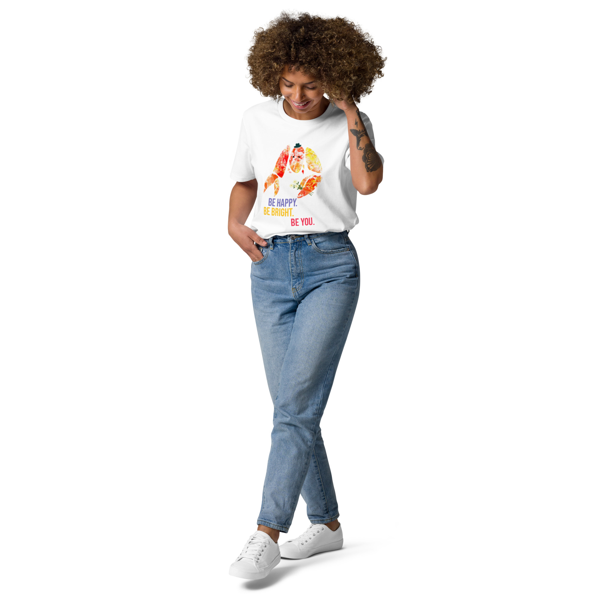 Happy Crabs Band (My Flower) - Unisex organic cotton t-shirt